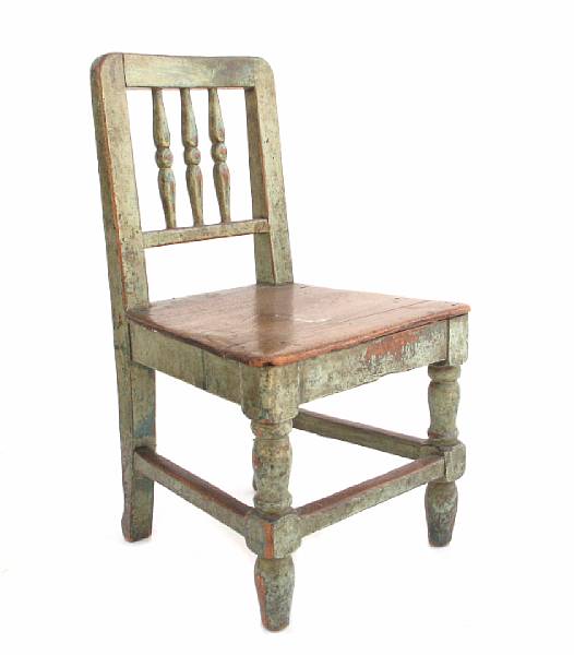 Appraisal: A carved oak side chair and a child's chair height