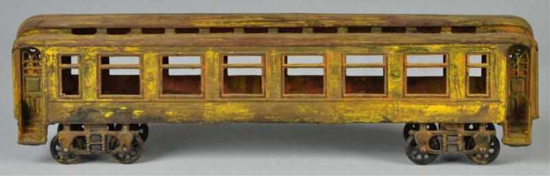 Appraisal: Cast Iron Pratt Letchworth Passenger Train Car Description Circa Appears