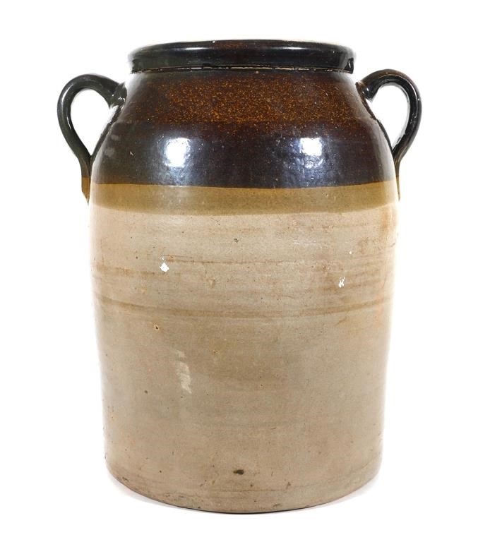 Appraisal: Ten gallon stoneware storage jar by Crary Pottery of Bluff