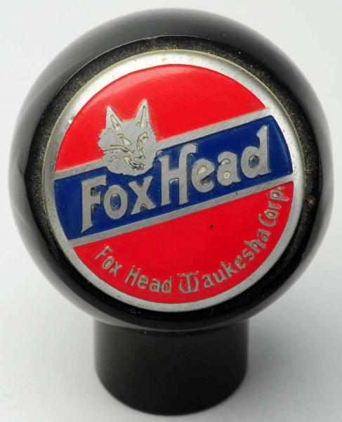 Appraisal: Fox Head Beer Tap Knob Clean and bright paint on