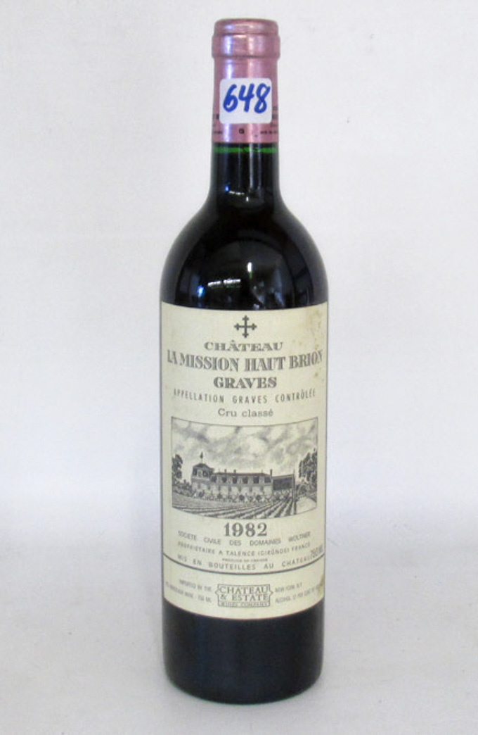 Appraisal: ONE BOTTLE OF VINTAGE FRENCH RED BORDEAUX WINE Chateau La