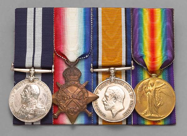 Appraisal: A British World War Distinguished Service Medal Group Comprising Distinguished