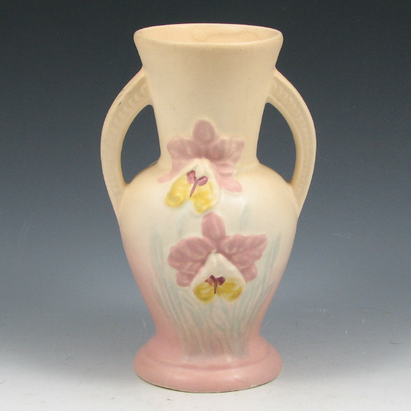 Appraisal: Hull Orchid - Vase Hull Orchid vase in cream and