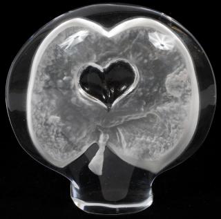 Appraisal: DAUM CRYSTAL PAPERWEIGHT DAUM CRYSTAL PAPERWEIGHT H W L