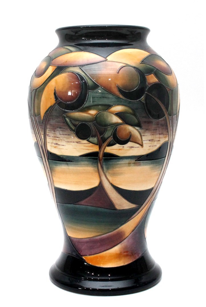 Appraisal: A Moorcroft pottery vase by Sian Leeper c tube line