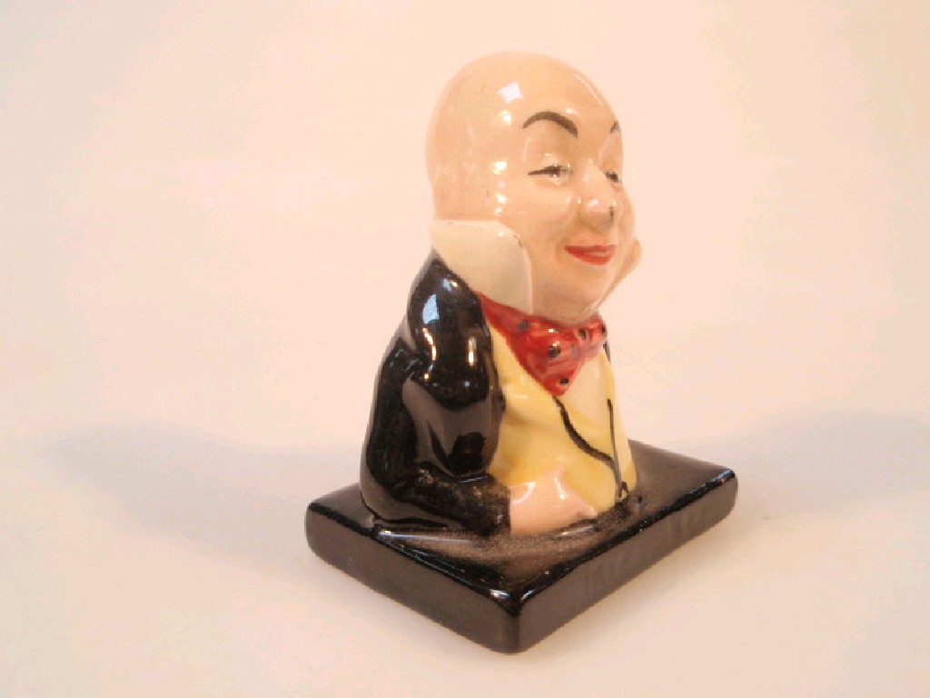 Appraisal: A Royal Doulton miniature bust of Macawber cm