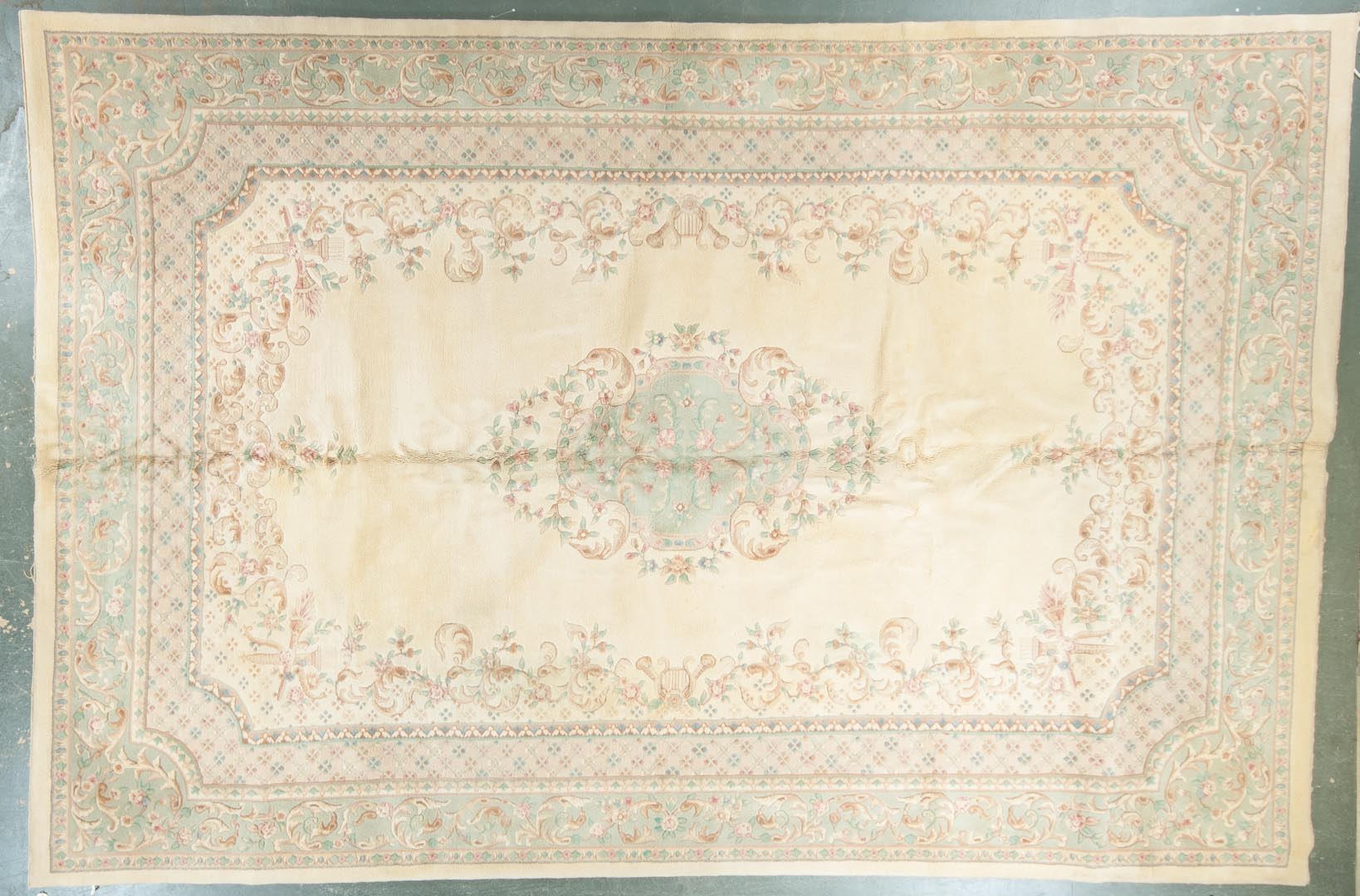 Appraisal: Indo Aubusson carpet x India circa