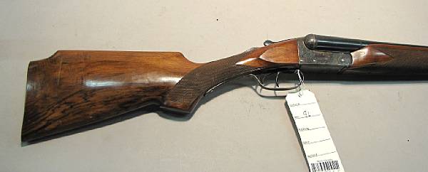 Appraisal: A gauge Italian double barrel boxlock ejector shotgun Serial no