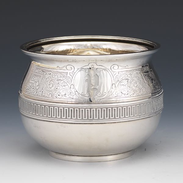 Appraisal: TIFFANY STERLING SILVER WASTE BOWL CA - x Sterling silver