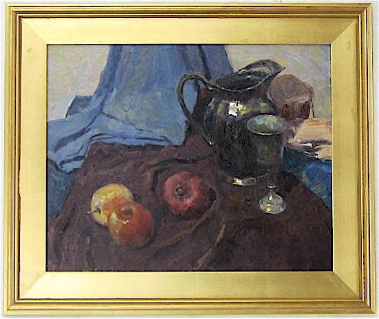 Appraisal: OLEG ULITSKIY OIL ON CANVAS Ukraine Washington born Apples and