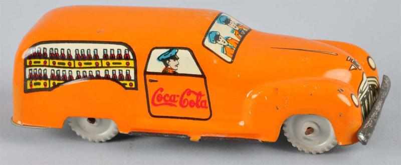 Appraisal: s Tin Litho Ambro Coca-Cola Truck Toy Description Made in