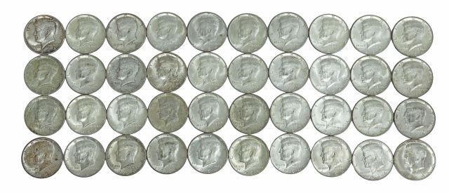 Appraisal: lot of U S Kennedy half dollars D P