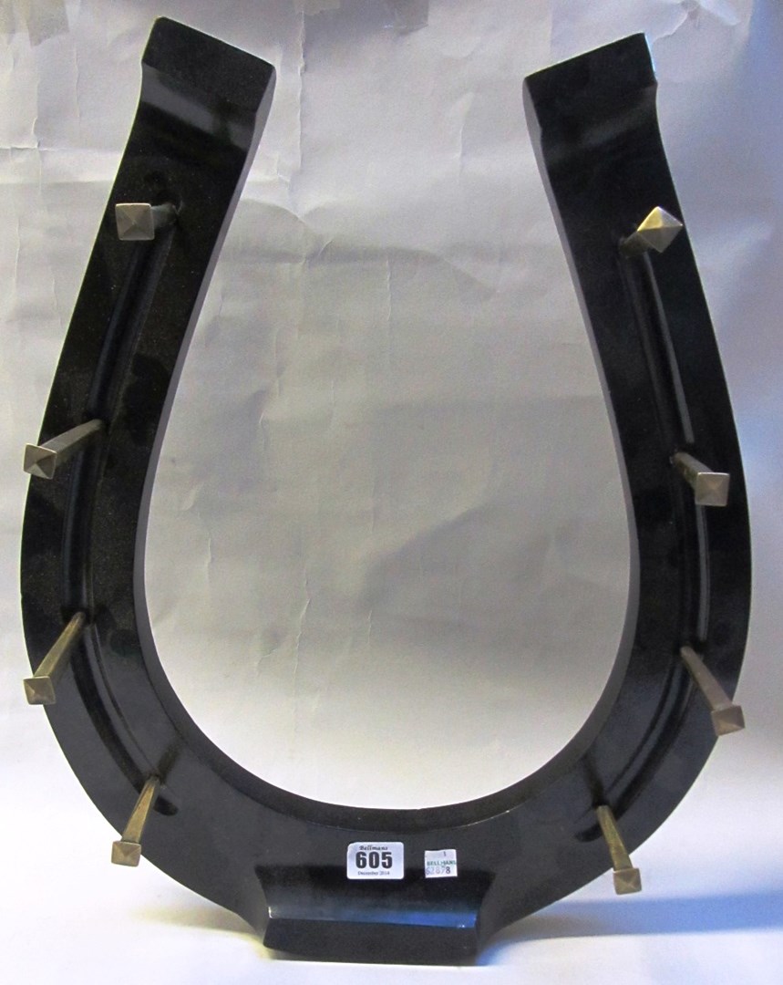 Appraisal: An Army Navy novelty horseshoe coat rack cm high