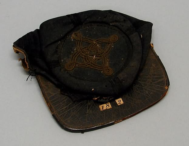 Appraisal: Civil War period chasseur style officer's kepi Kepi exhibits some