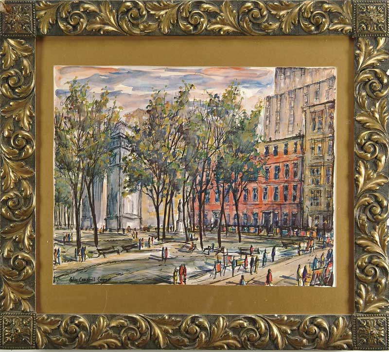 Appraisal: AFTER COLIN CAMPBELL COOPER American - WASHINGTON SQUARE PARK NEW