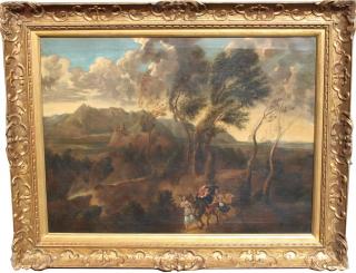 Appraisal: Attr Antonio Tempesta Italy - Old master landscape with figures