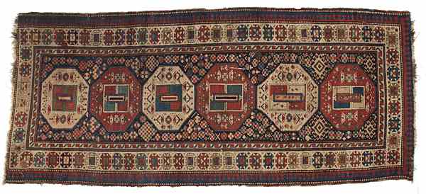 Appraisal: Caucasian Rug Caucasian rug '' x ''