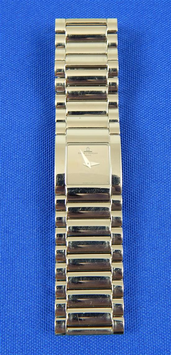 Appraisal: JEWELRY Woman's stainless steel Baume Mercier Catwalk wristwatch quartz movement