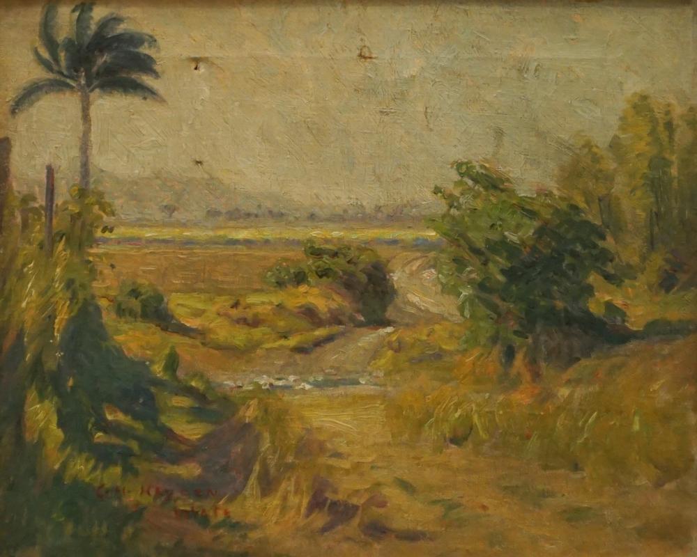 Appraisal: C H HENRY HAYDEN AMERICAN B - TROPICAL LANDSCAPE OIL