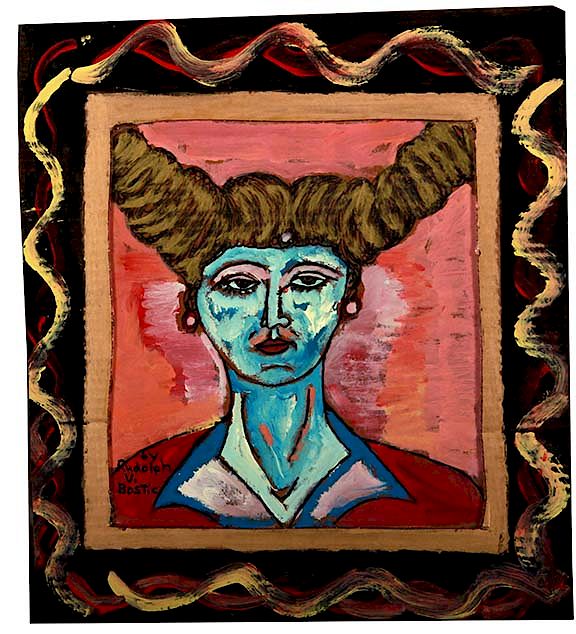 Appraisal: Outsider Art Rudolph Bostic The Lady of Intuition Bostic Rudolph