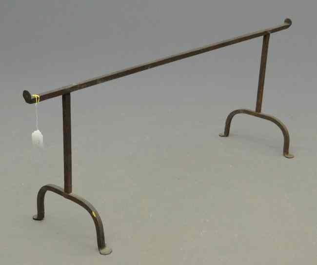 Appraisal: Early fireplace crane '' W '' Ht