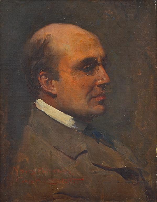 Appraisal: GEORGE LAMBERT - Portrait of a Gentleman oil on canvas