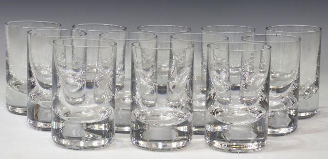 Appraisal: lot of French crystal tumblers Baccarat in the Perfection pattern