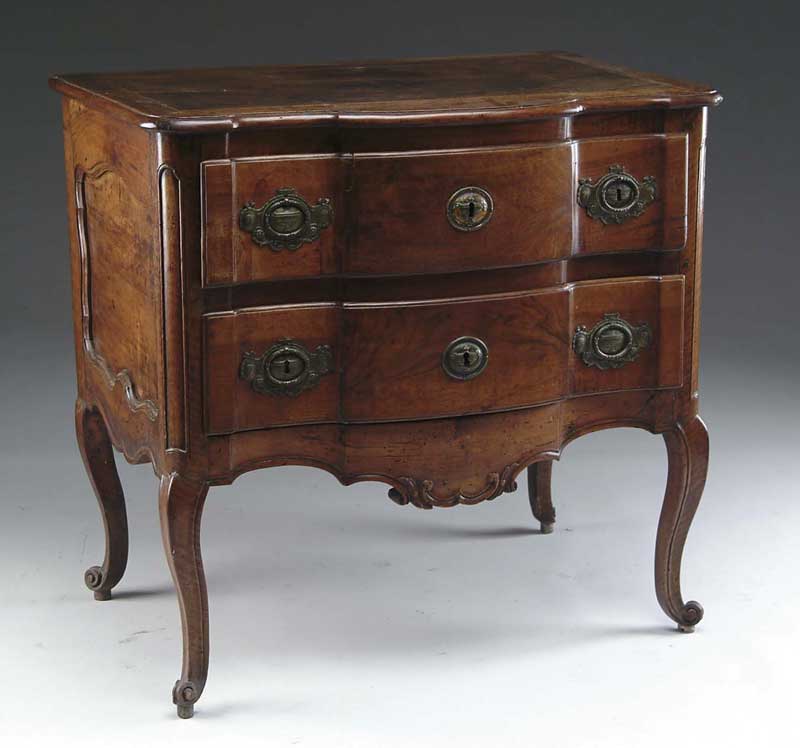 Appraisal: OUTSTANDING TH CENTURY ITALIAN COMMODE Two serpentine front drawers are