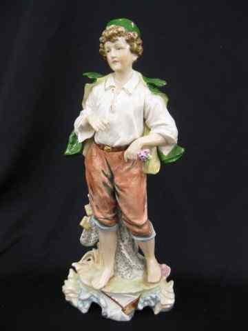 Appraisal: German Porcelain Figurine of Boy signed '' excellent