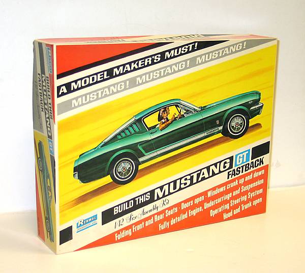 Appraisal: Renwal Boxed Mustang Kit Lot comprising a th scale boxed