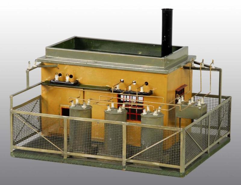 Appraisal: Metal Handmade Sub Station Power Plant Description Circa s Highly