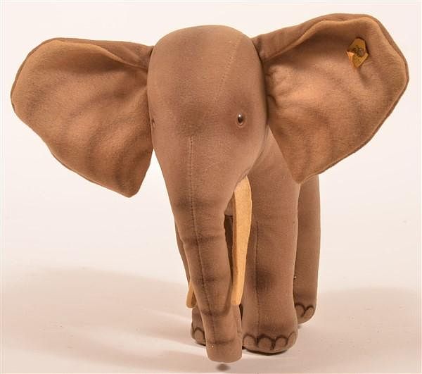 Appraisal: Steiff Elephant Steiff Elephant h Very good Condition Very good