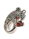 Appraisal: LADY'S RING - One K white gold custom made mouse