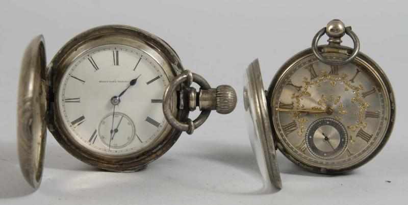 Appraisal: Lot of Pocket Watches Description Elgin Coin Silver Hunter Case