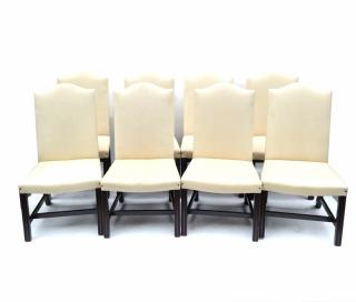 Appraisal: Eight George Smith Dining Chairs Eight George Smith dining chairs