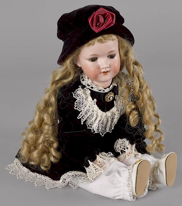 Appraisal: Armand Marseille bisque head doll inscribed Armand Marseille bisque head