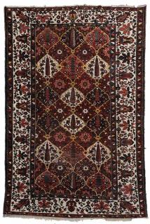 Appraisal: Baktiari Carpet early to mid- th century repeating designs on