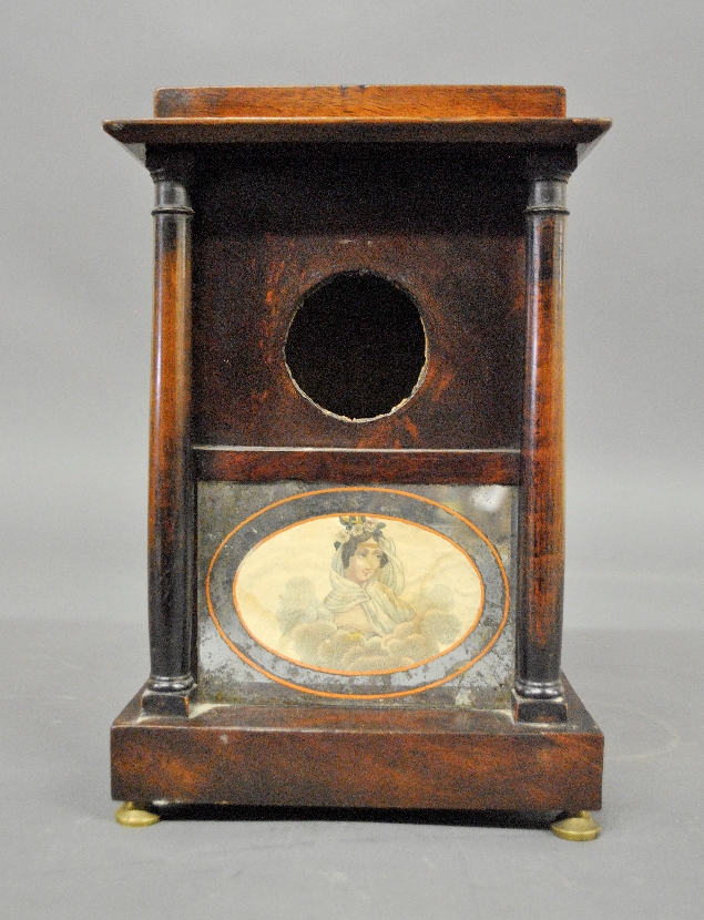 Appraisal: - Regency mahogany watch safe c with a lift top