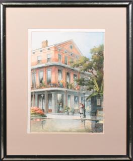 Appraisal: Frank Caruso New Orleans Jackson Square Corner Decatur St th