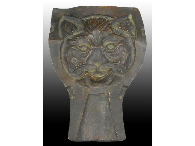 Appraisal: Cat Head Foundry Mold Description Bronze alloy Mold for casting