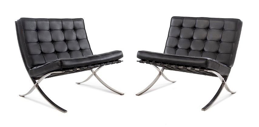 Appraisal: Ludwig Mies van der Rohe German - Barcelona Lounge Chairs