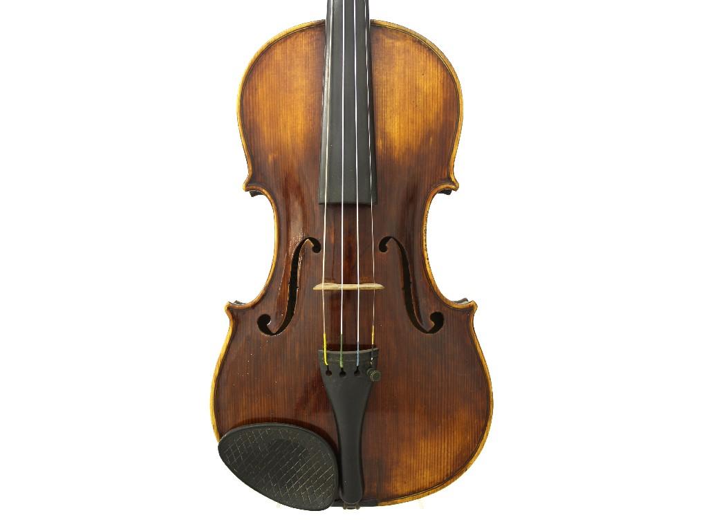 Appraisal: English violin by and labelled William Robinson Plumstead London no