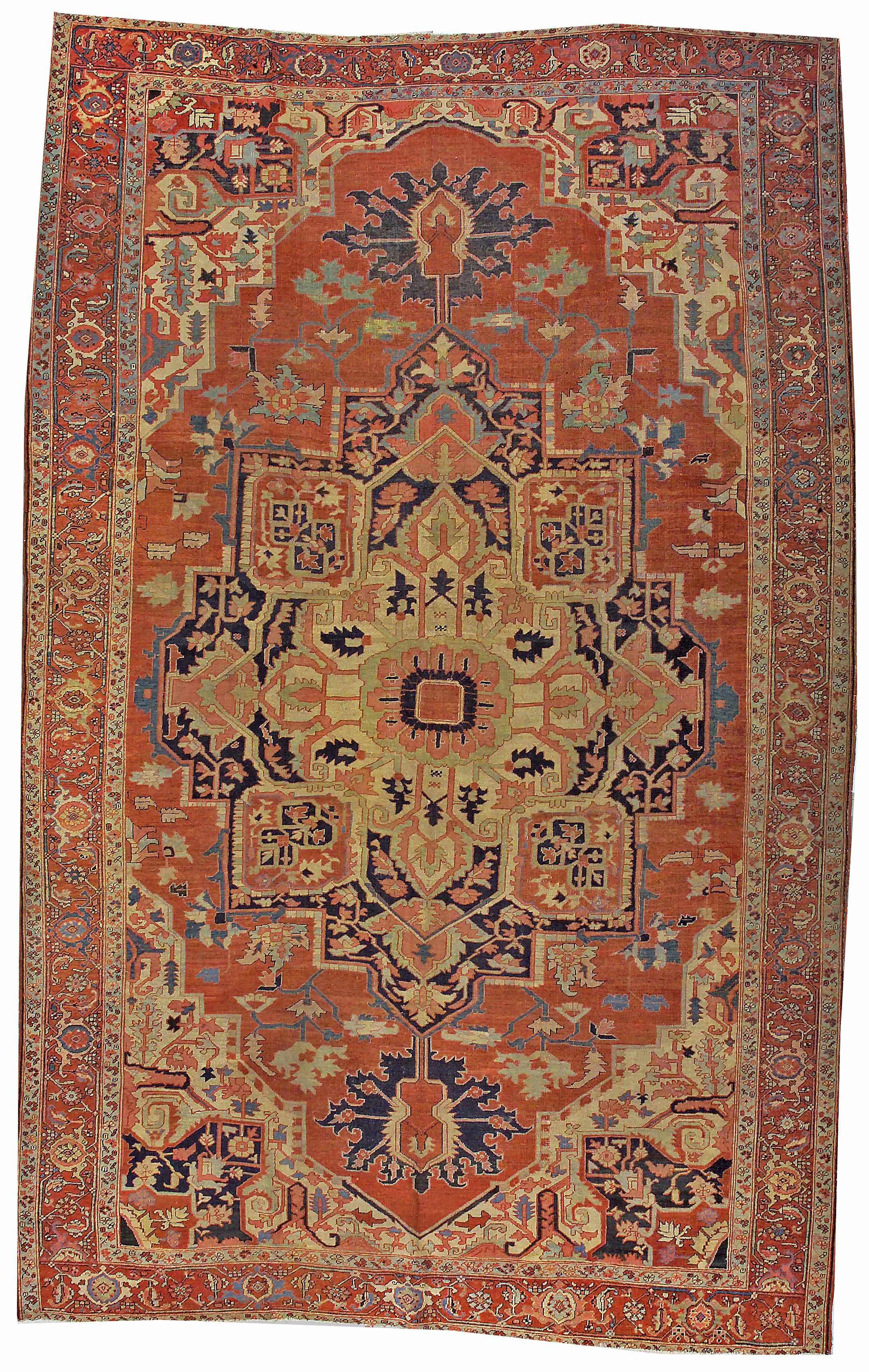 Appraisal: A Serapi carpet Northwest Persialate th centurysize approximately ft in