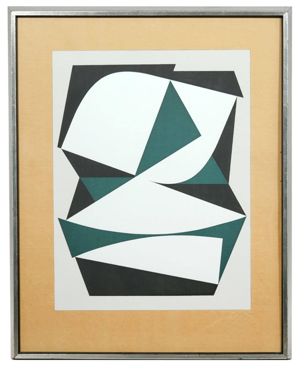 Appraisal: VICTOR VASARELY 'YLLAM' SERIGRAPHVictor Vasarely Hungary France - Vasarely leader