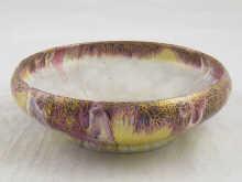 Appraisal: A shallow bowl with recurved sides and gilt lustre decoration