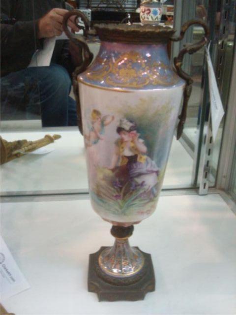 Appraisal: SEVRES Porcelain Urn AS IS No lid Slight chip