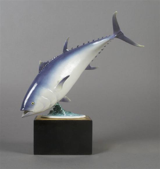 Appraisal: A Royal Worcester Blue Finned Tuna Height inches