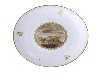 Appraisal: A PINXTON SAUCER-DISH painted in sepia monochrome with a circular