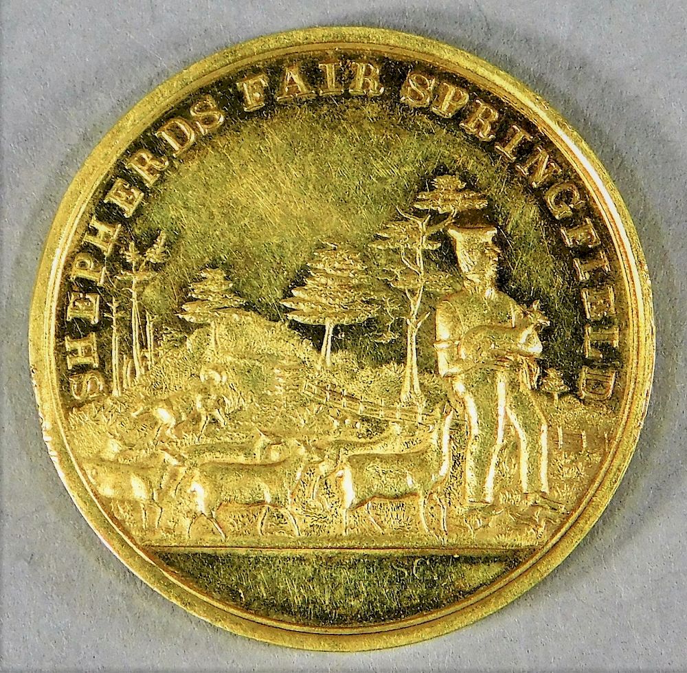 Appraisal: Shepards Fait Springfield Award K Gold Coin United States Awarded