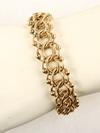 Appraisal: BRACELET - K gold and beaded loop bracelet dwt long